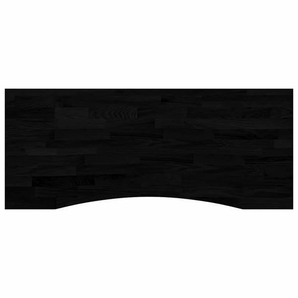 Massivholz Schreibtischplatte Dunkelbraun 120x60 Eiche