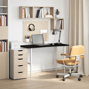Massivholz Schreibtischplatte Dunkelbraun 120x60 Eiche