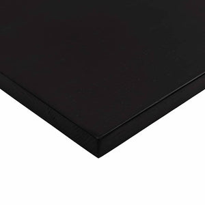 Eiche Schreibtischplatte Dunkelbraun 100x80 cm