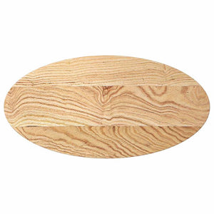 Tischplatte Eiche Oval 80x40 cm Massivholz