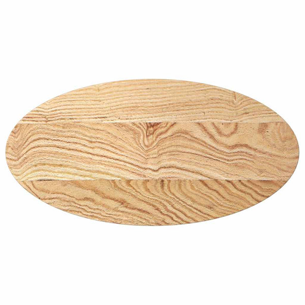 Tischplatte Eiche Oval 80x40 cm Massivholz