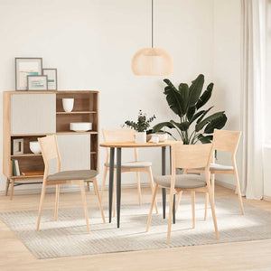 Tischplatte Eiche Oval 80x40 cm Massivholz