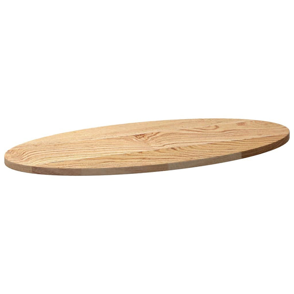 Tischplatte Eiche Oval 80x40 cm Massivholz
