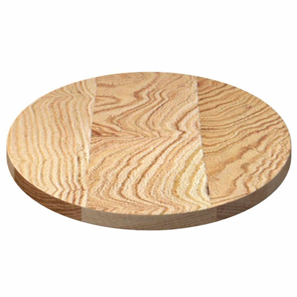 Tischplatte Eiche Oval 80x40 cm Massivholz