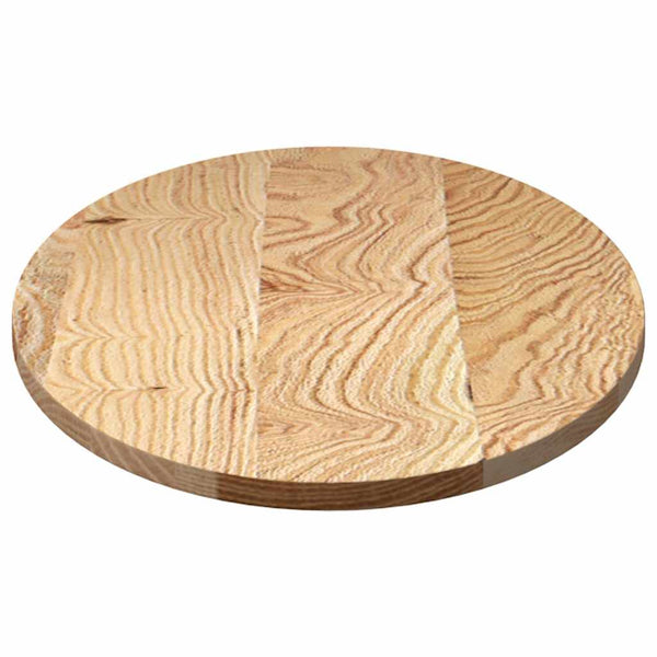 vidaXL Plateau de table 100x50x2 cm Chêne massif Ovale