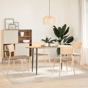 Tischplatte Eiche Massiv Oval 140x60 cm