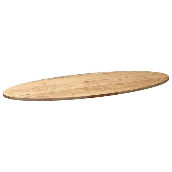 Tischplatte Eiche Massiv Oval 140x60 cm