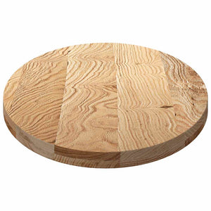 Tischplatte Eiche Massiv Oval 120x60 cm