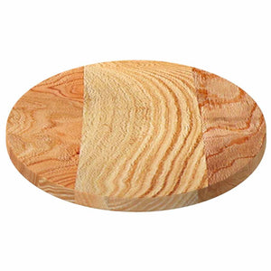 vidaXL Plateau de table Chêne massif marron clair 80x40x2 cm Ovale