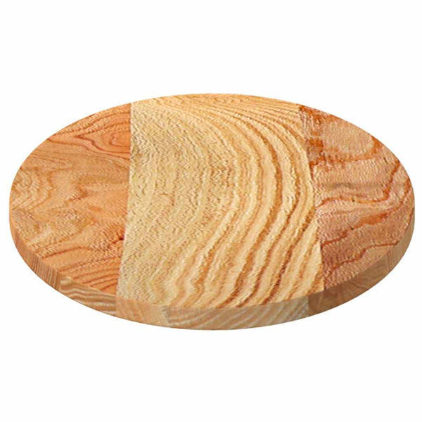 vidaXL Plateau de table Chêne massif marron clair 80x40x2 cm Ovale