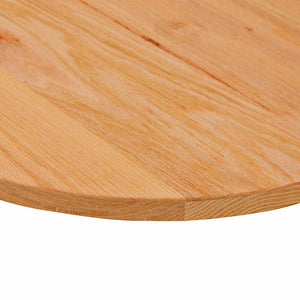 vidaXL Plateau de table Chêne massif marron clair 80x40x2 cm Ovale