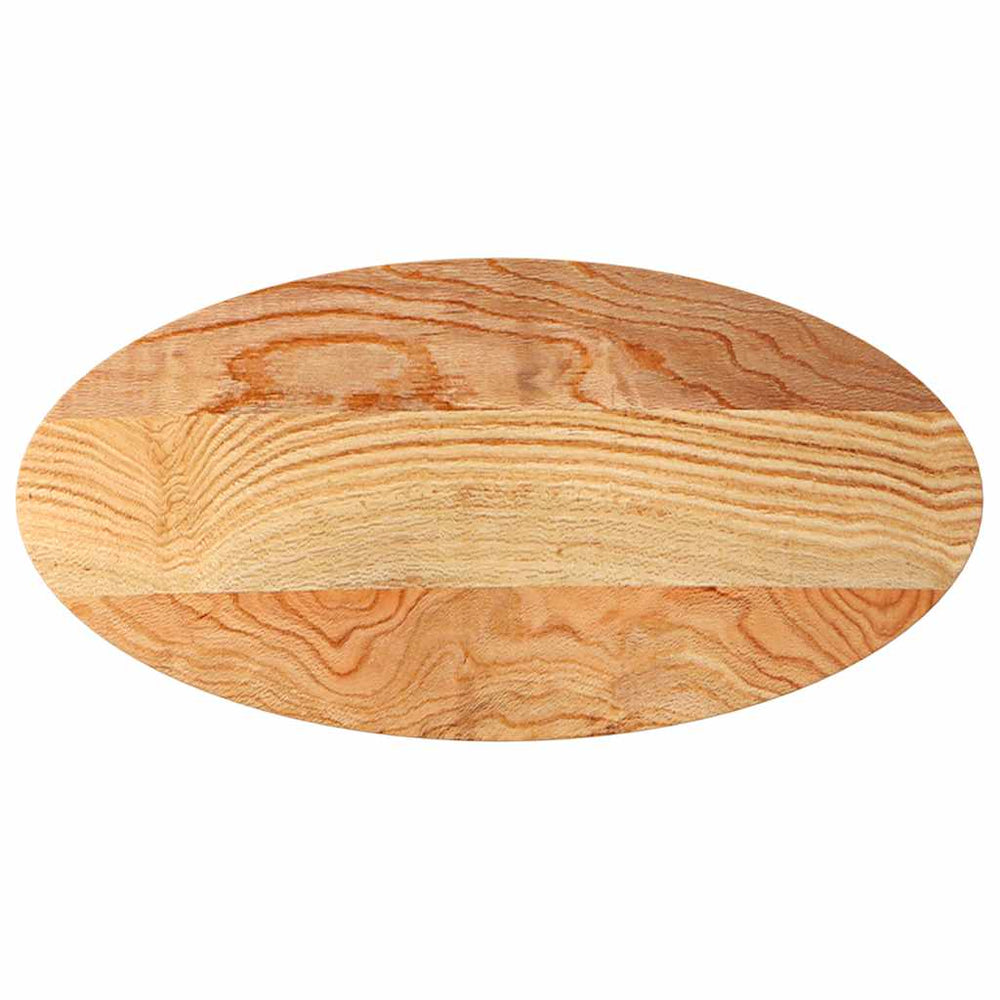 Tischplatte Massivholz Eiche Oval 100x50 cm