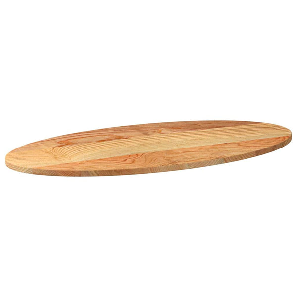 Tischplatte Massivholz Eiche Oval 100x50 cm