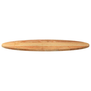 Tischplatte Massivholz Eiche Oval 100x50 cm