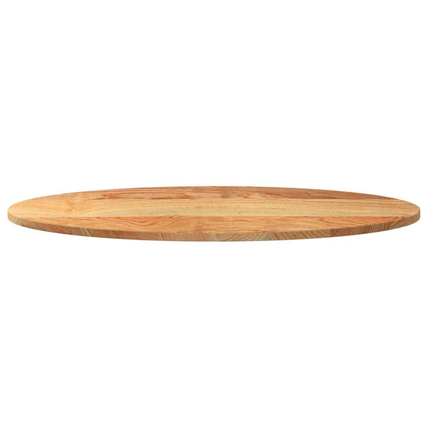 Tischplatte Massivholz Eiche Oval 100x50 cm