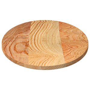 Tischplatte Massivholz Eiche Oval 100x50 cm