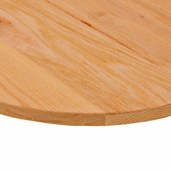 Tischplatte Massivholz Eiche Oval 100x50 cm