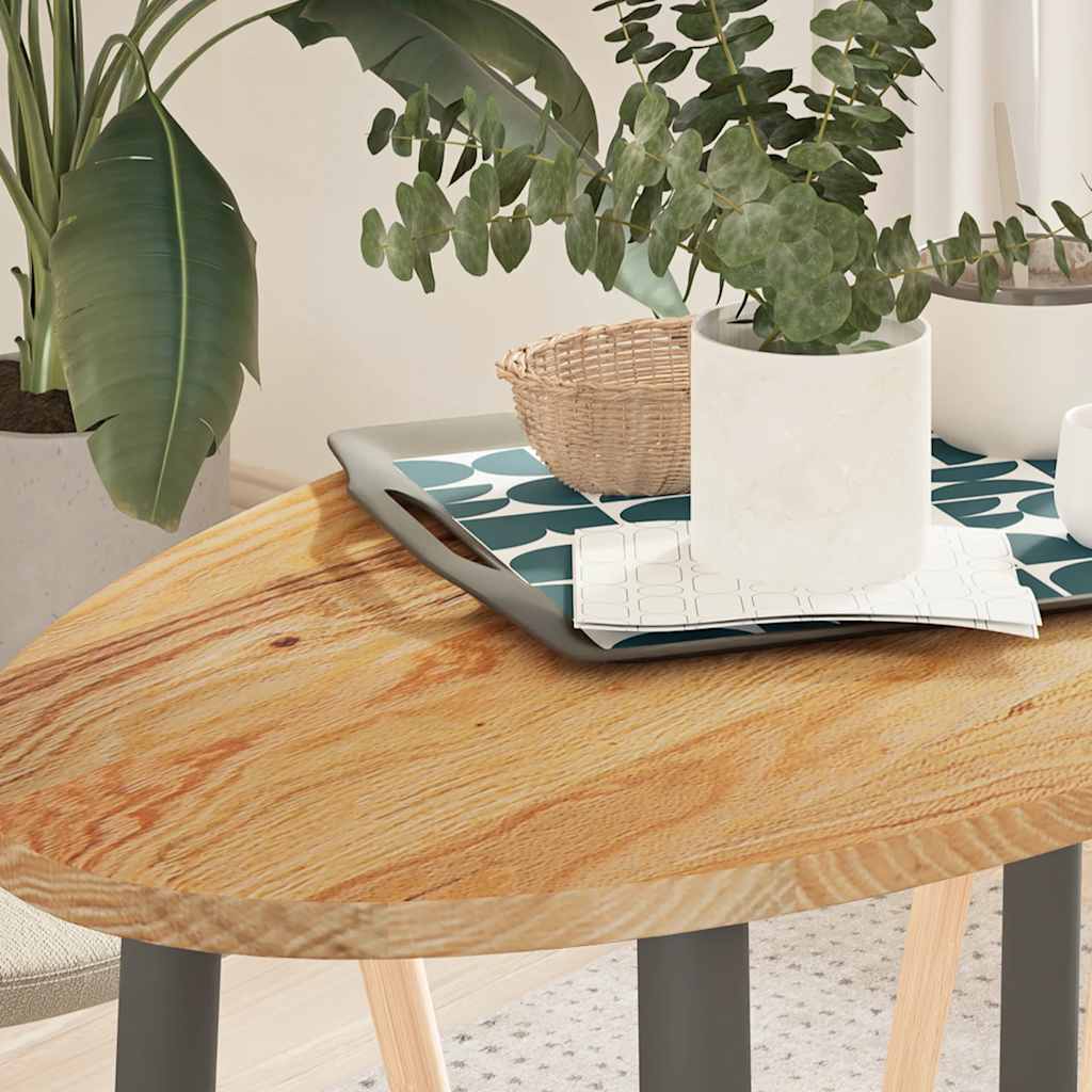 Tischplatte Massivholz Eiche Oval 100x50 cm