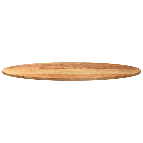 Eiche Tischplatte Hellbraun Oval 120x60 cm