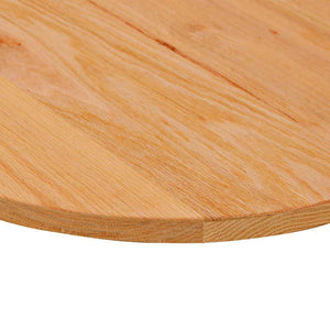 Eiche Tischplatte Hellbraun Oval 120x60 cm