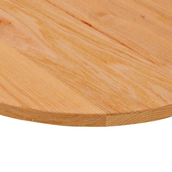 Eiche Tischplatte Hellbraun Oval 120x60 cm