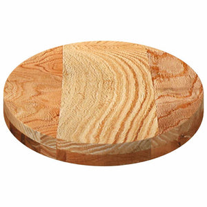 Tischplatte Eiche Massivholz Oval 80x40 cm