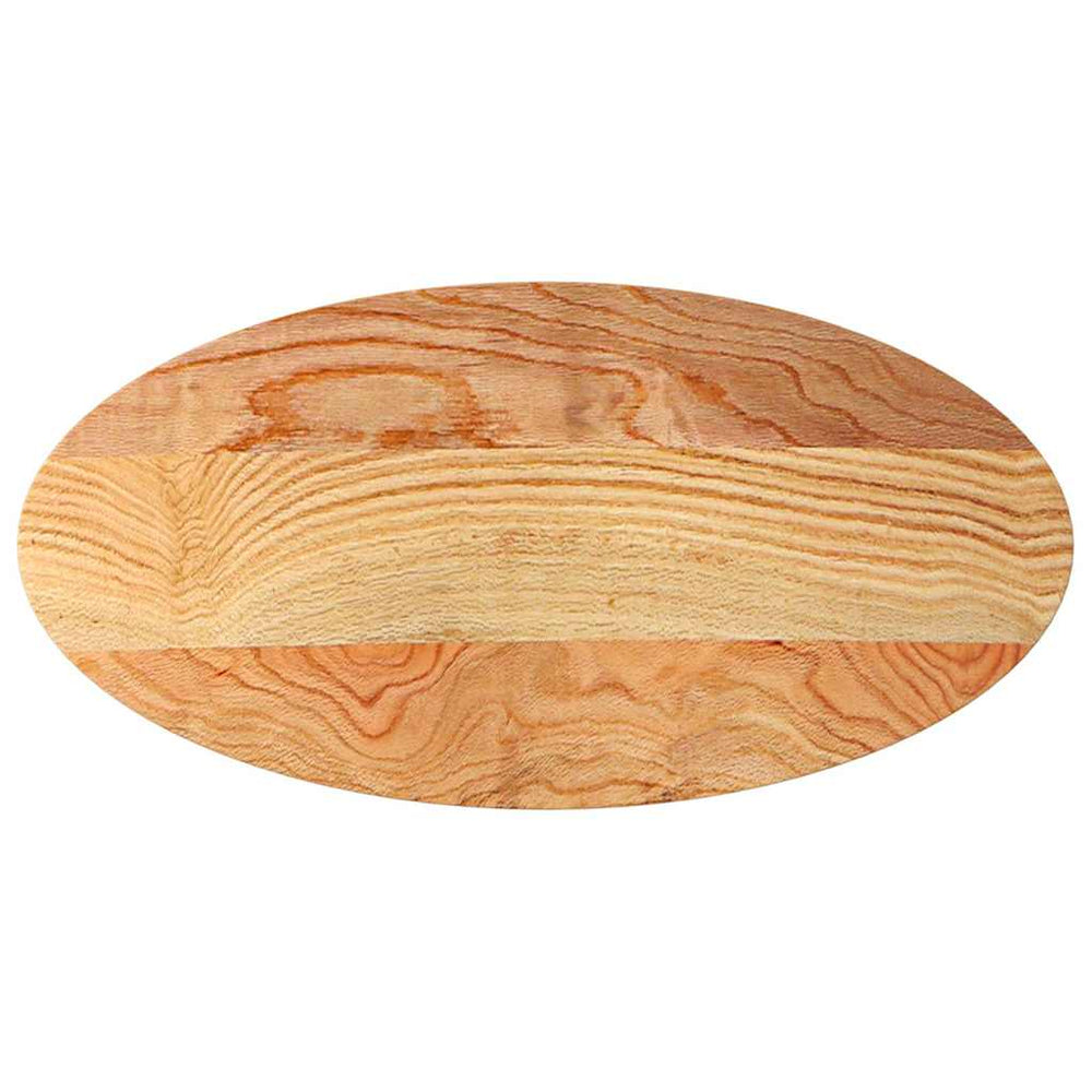 Tischplatte Hellbraun Eiche Oval 100x50 cm