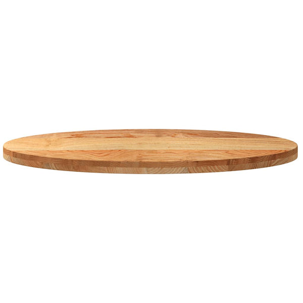 Tischplatte Hellbraun Eiche Oval 100x50 cm