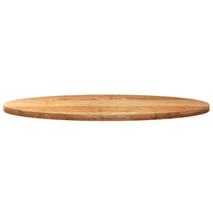 Tischplatte Oval Eiche Hellbraun 140x60 cm