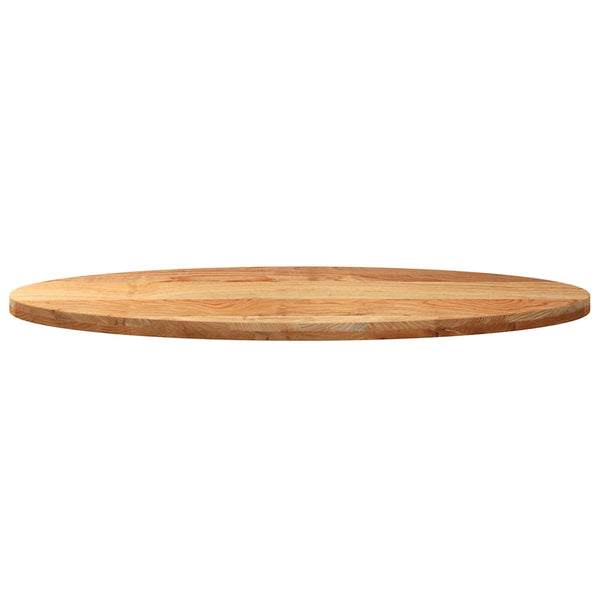 Tischplatte Oval Eiche Hellbraun 140x60 cm