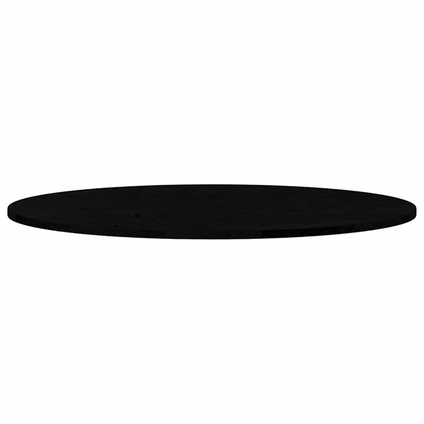 Tischplatte Dunkelbraun Eiche Oval 100x50 cm