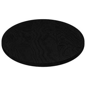 Tischplatte Dunkelbraun Eiche Oval 100x50 cm