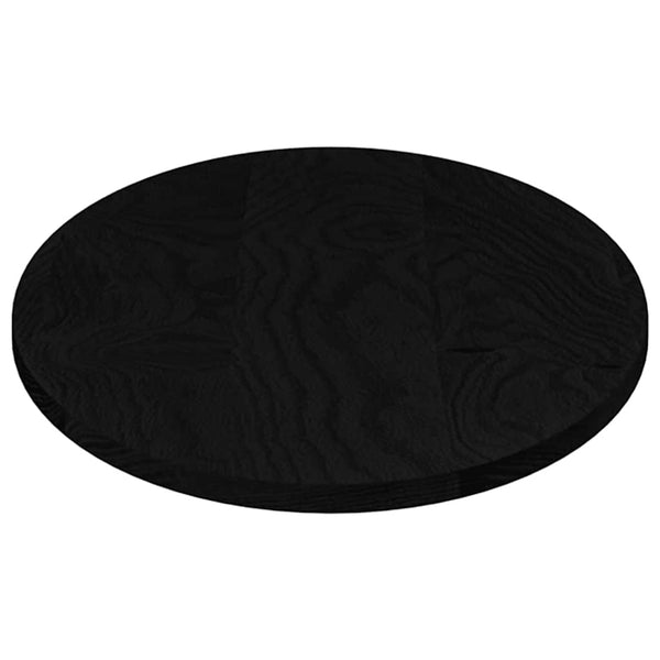 Tischplatte Dunkelbraun Eiche Oval 100x50 cm
