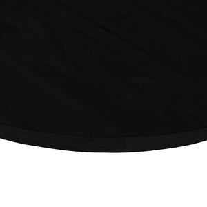 Tischplatte Dunkelbraun Eiche Oval 100x50 cm