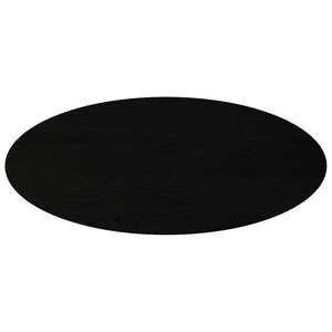 Tischplatte Dunkelbraun Eiche Oval 140x60 cm