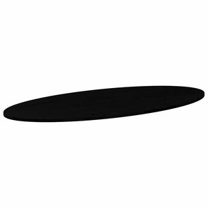 Tischplatte Dunkelbraun Eiche Oval 140x60 cm