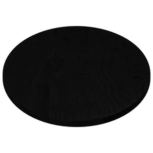 Tischplatte Dunkelbraun Eiche Oval 140x60 cm