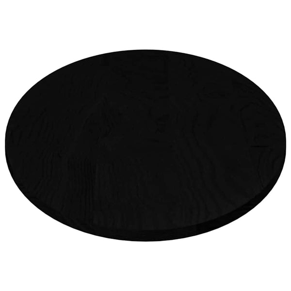 Tischplatte Dunkelbraun Eiche Oval 140x60 cm