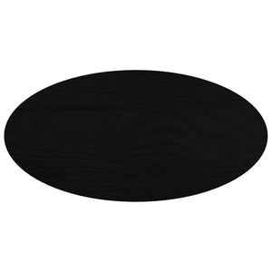 Tischplatte Massivholz Eiche Dunkelbraun 80x40 cm