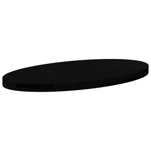Tischplatte Massivholz Eiche Dunkelbraun 80x40 cm