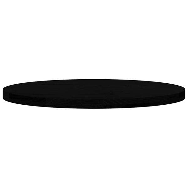 Tischplatte Massivholz Eiche Dunkelbraun 80x40 cm