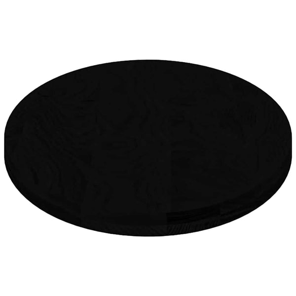 Tischplatte Dunkelbraun Oval 120x60 cm Eiche Massivholz