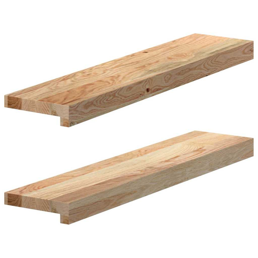 Eiche Fensterbänke Massivholz 70x15 cm, 2er Set