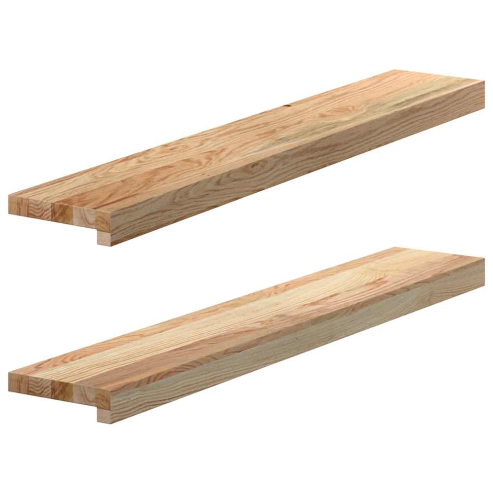 Eiche Fensterbänke Massivholz 90x15cm, 2er Set