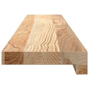 Eiche Fensterbänke Massivholz 100x15 cm, 2er Set
