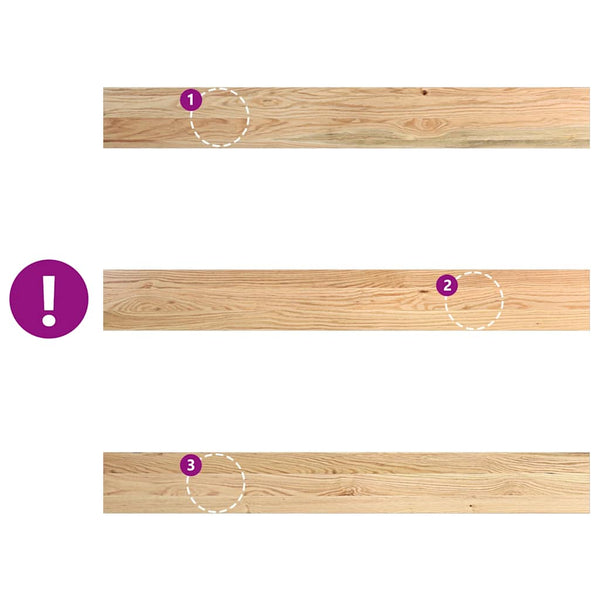 Eiche Fensterbänke Massivholz 120cm 2er Set