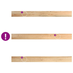 Eiche Fensterbänke Massivholz 160cm 2er Set