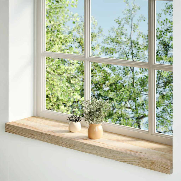 Eiche Fensterbänke Massivholz 80x20cm 2er Set