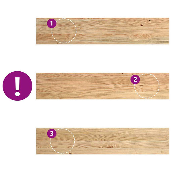 Eiche Fensterbänke Massivholz 100x20 cm