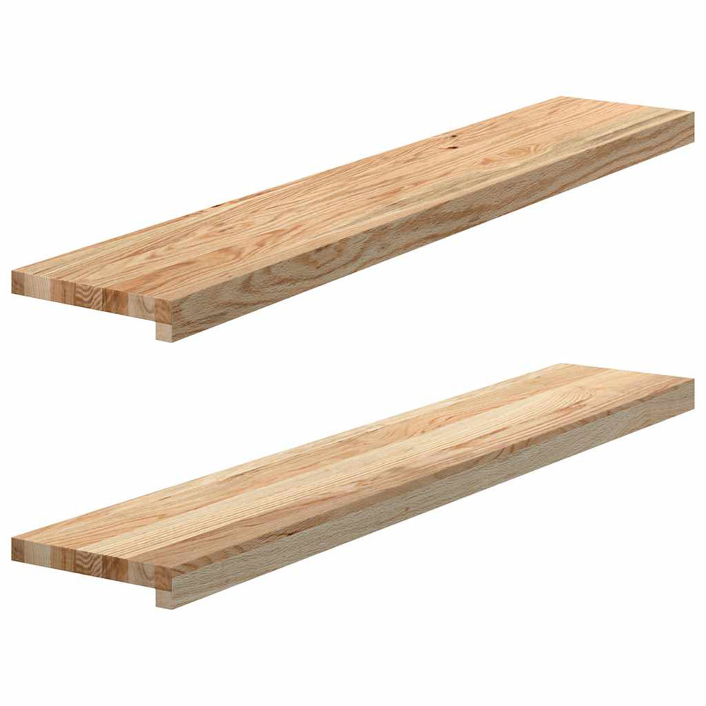 Eiche Fensterbänke Massivholz 110x20 cm, 2er Set